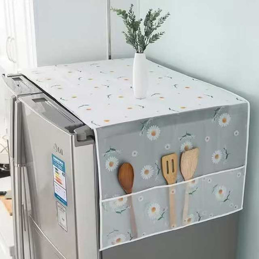 Refrigerator Cover Dust Cloth - Anti-Dust & Waterproof Protector for Fridge & Freezer