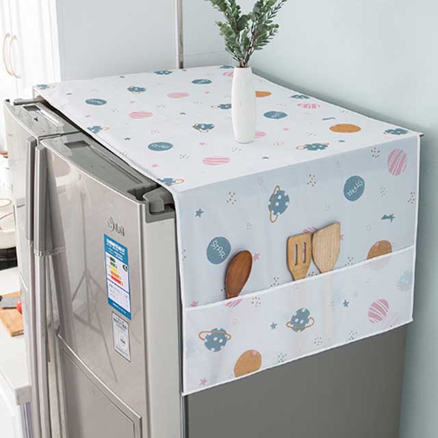 Refrigerator Cover Dust Cloth - Anti-Dust & Waterproof Protector for Fridge & Freezer