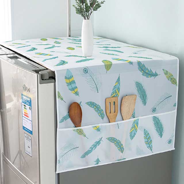 Refrigerator Cover Dust Cloth - Anti-Dust & Waterproof Protector for Fridge & Freezer
