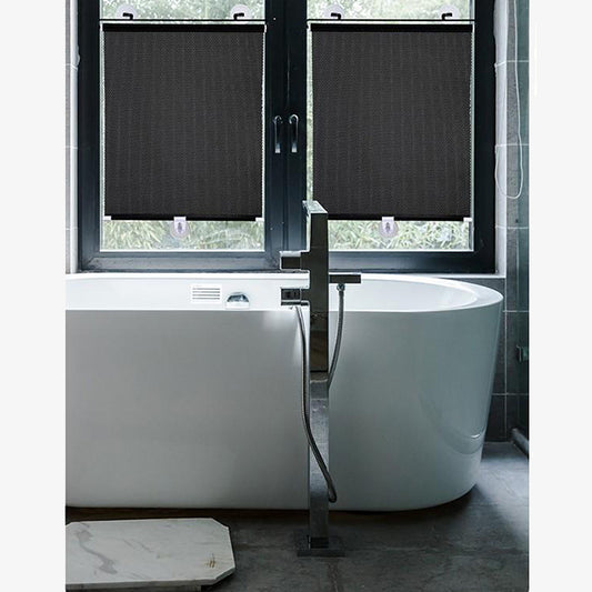 Retractable Car Front & Rear Window Sunshade – Windshield Sun Shade Cover for UV Protection & Privacy