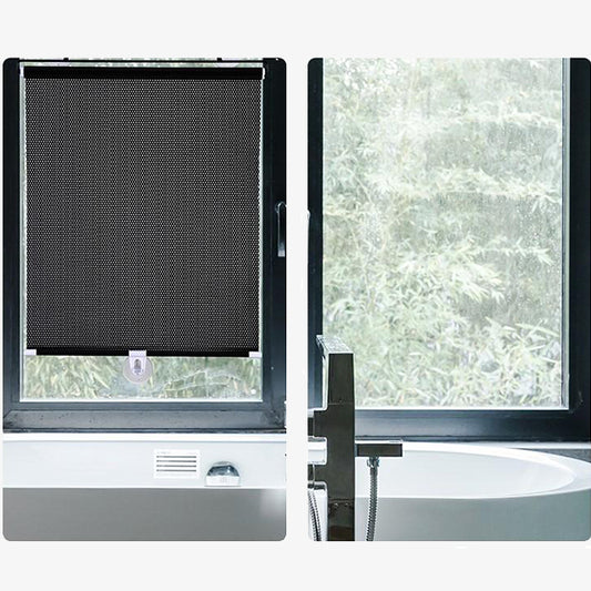 Retractable Car Front & Rear Window Sunshade – Windshield Sun Shade Cover for UV Protection & Privacy