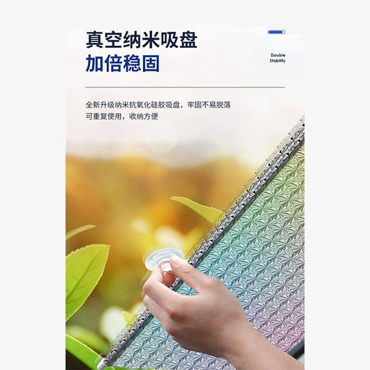 Retractable Car Front & Rear Window Sunshade – Windshield Sun Shade Cover for UV Protection & Privacy