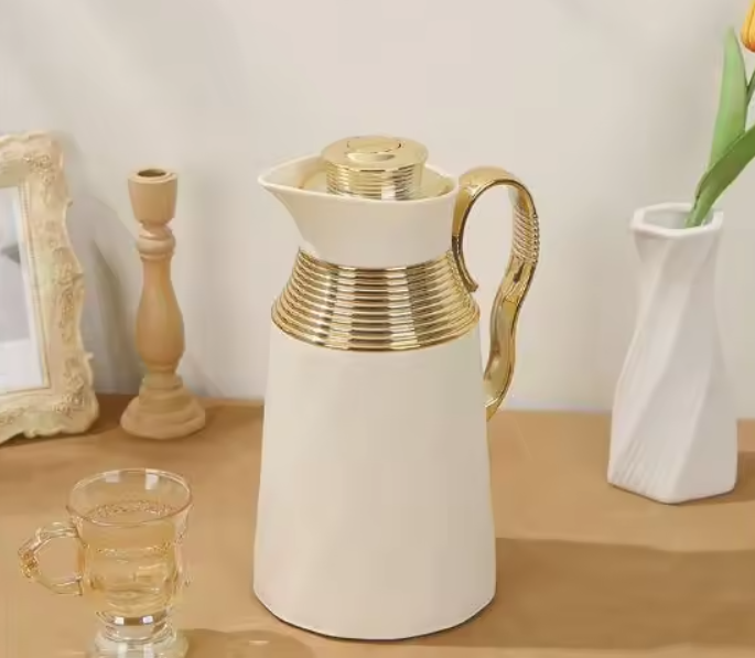 Luxury Vacuum Insulated Coffee Pot – Large Capacity Thermal Carafe for Coffee, Tea & Hot Water, Elegant Flask for Home & Office