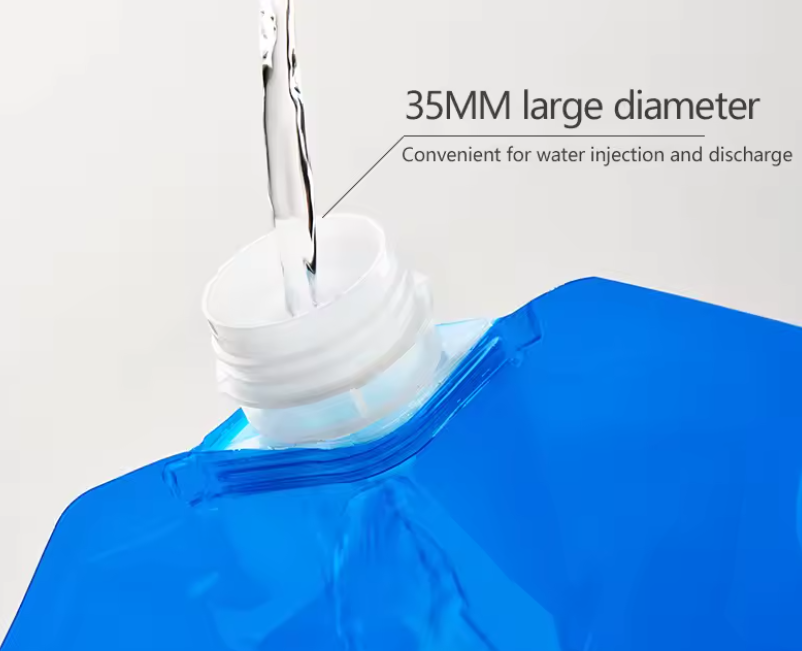 10L Foldable Camping Water Container with Faucet – Portable Collapsible Water Storage Bag for Camping, Hiking, Travel & Emergency Use