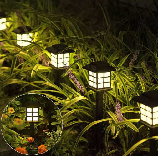 Solar Pathway Lights – Waterproof Warm White LED Garden Stake Lights for Outdoor Walkways, Yard, Patio, Lawn & Landscape Decor