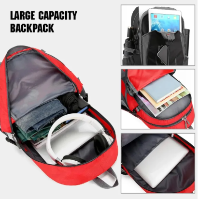 40L Waterproof Hiking Backpack – Lightweight Travel Daypack with Chest Strap, Rip-Stop Nylon Camping & Trekking Backpack for Men & Women