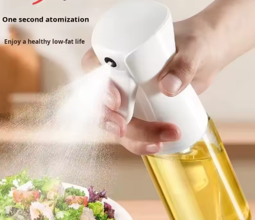 200ml Oil Sprayer Bottle – Refillable Olive Oil Spray for Cooking, BBQ, Air Fryer, Salad & Baking | Fine Mist Kitchen Oil Dispenser