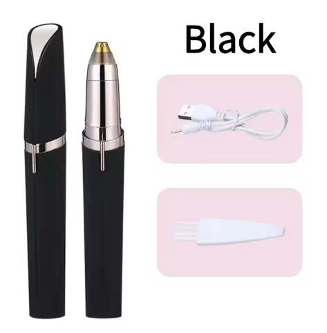Electric Eyebrow Trimmer for Women – USB Rechargeable Precision Eyebrow Shaper & Facial Hair Remover Pen, Painless Portable Eyebrow Razor