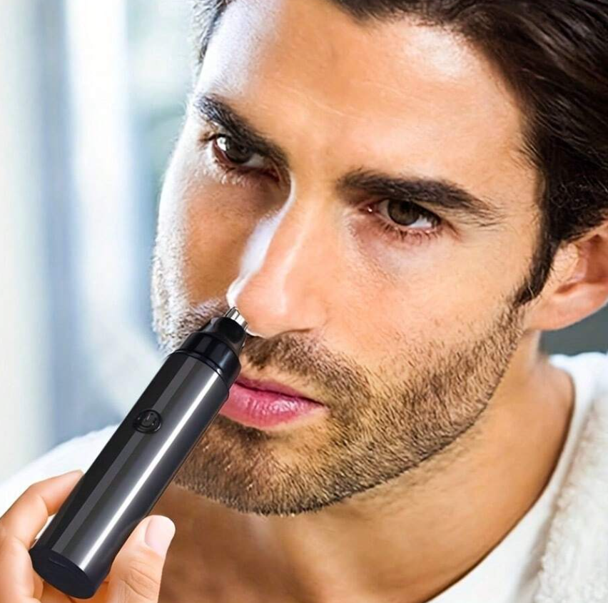 Electric Nose Hair Trimmer for Men – Rechargeable, Precision Nose & Ear Hair Trimmer for Effortless Grooming