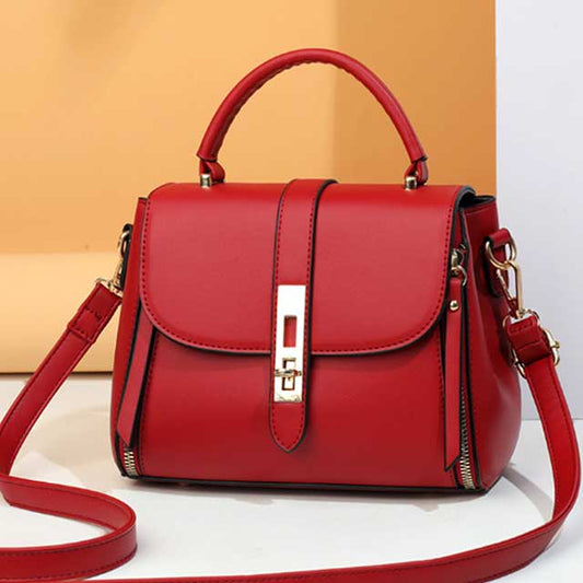 Small-Sized Ladies PU Leather Handbag – Stylish, Durable, and Compact