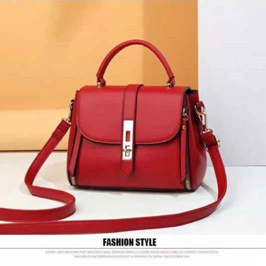 Small-Sized Ladies PU Leather Handbag – Stylish, Durable, and Compact