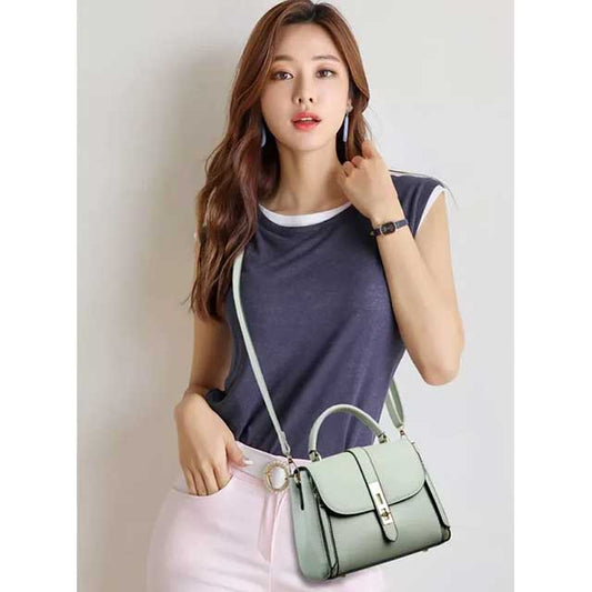 Small-Sized Ladies PU Leather Handbag – Stylish, Durable, and Compact