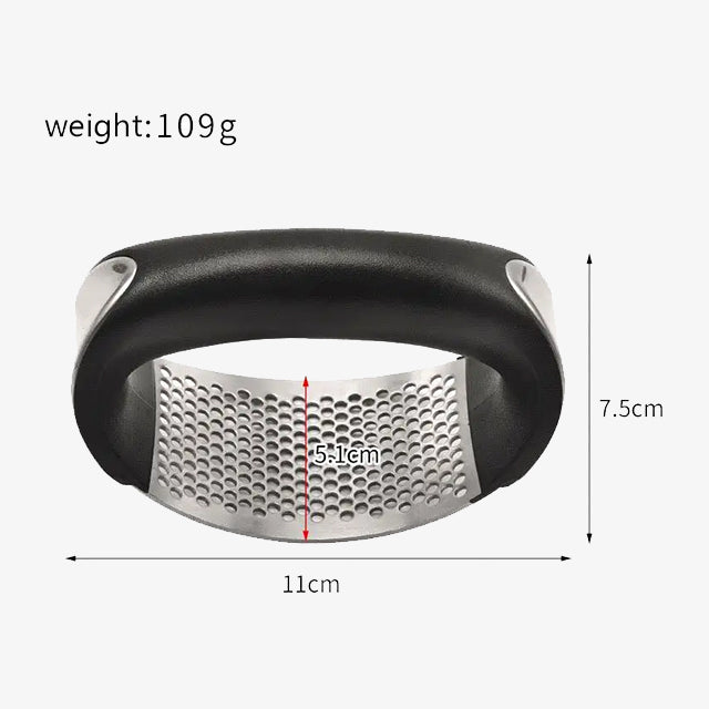 Stainless Steel Garlic Crusher – Durable, Easy-to-Use Garlic Press for Kitchen