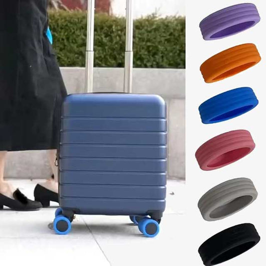 Suitcase Wheel Cover 8 Pcs/Set - Durable Protectors for Luggage Wheels, Travel Accessories