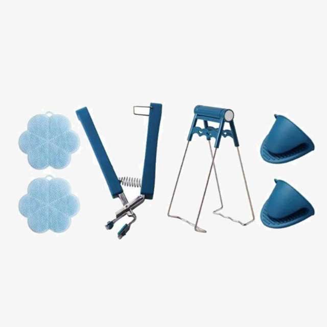 Three Sets of Anti-Hot Clip Tray Remover – Heat-Resistant Kitchen Tool for Safe Tray Handling