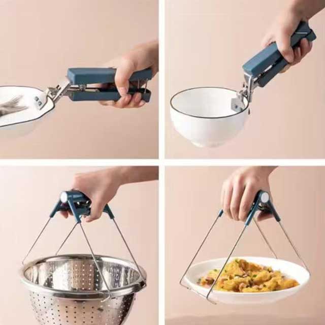 Three Sets of Anti-Hot Clip Tray Remover – Heat-Resistant Kitchen Tool for Safe Tray Handling
