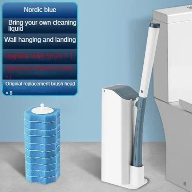 Toilet Deep Cleaning Tall Brush – Long Handle, Heavy-Duty Bathroom Cleaner for Stubborn Stains & Germs