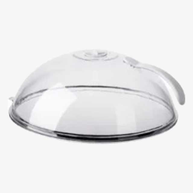 Transparent Microwave Plate Cover Guard Lid with Handle – Food Splash Protection, BPA-Free, Dishwasher Safe