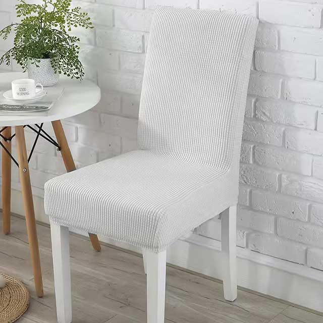 Universal Elastic Chair Cover – Stretch Fit for Dining & Living Room Chairs, Durable Big Size Home Seat Protector