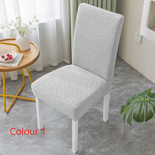 Universal Elastic Chair Cover – Stretch Fit for Dining & Living Room Chairs, Durable Big Size Home Seat Protector