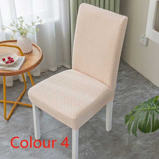 Universal Elastic Chair Cover – Stretch Fit for Dining & Living Room Chairs, Durable Big Size Home Seat Protector