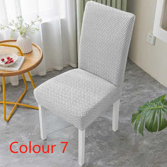 Universal Elastic Chair Cover – Stretch Fit for Dining & Living Room Chairs, Durable Big Size Home Seat Protector
