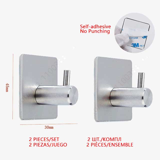 2 Pcs/Set Wall Mount Toilet Towel Paper Holder – Durable, Space-Saving Bathroom Organizer
