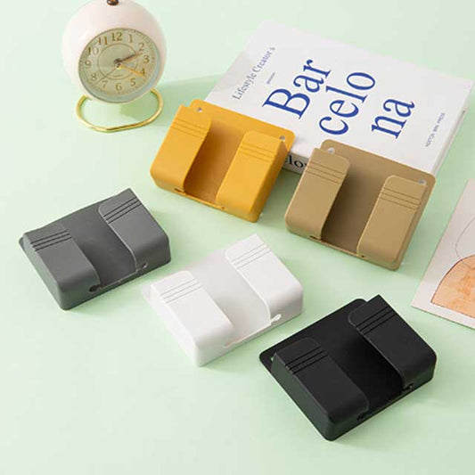 Wall-Mounted Phone Charging Case Holder – Convenient, Space-Saving Storage for Phones & Charging Cables