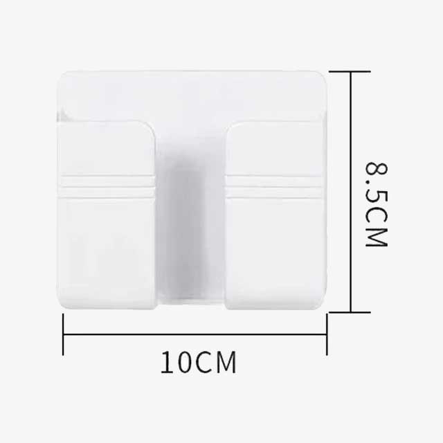 Wall-Mounted Phone Charging Case Holder – Convenient, Space-Saving Storage for Phones & Charging Cables