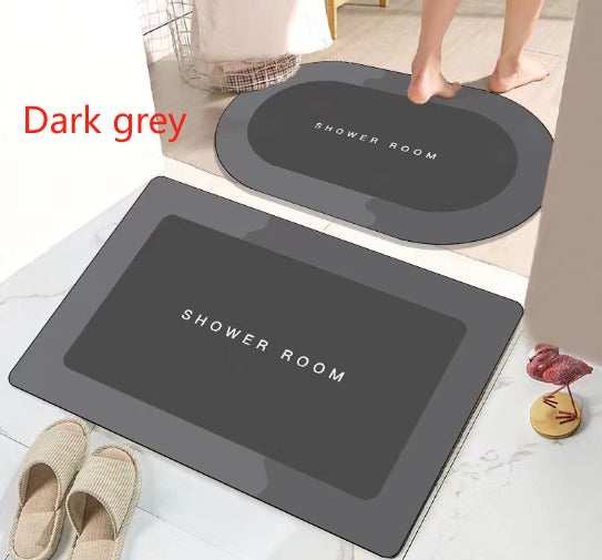 40×60cm Diatomite Bath Mat | Super Absorbent Quick-Dry Non-Slip Bathroom Shower Floor Mat