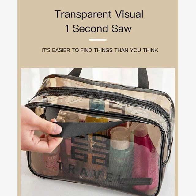 Women’s Cosmetic Storage Travel Bag – Compact, Stylish Organizer for Makeup, Skincare & Toiletries