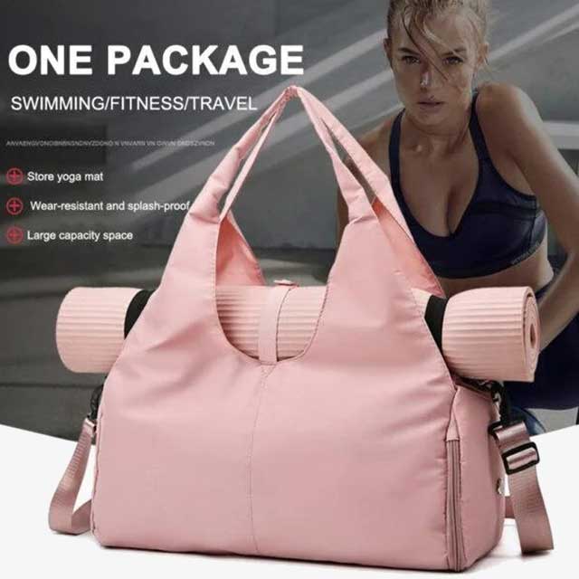 Women Gym Bag with Shoe Compartment – Stylish, Spacious Workout Tote for Gym, Sports & Travel
