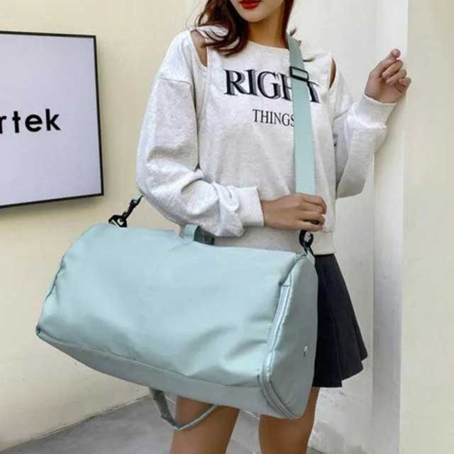 Women Gym Bag with Shoe Compartment – Stylish, Spacious Workout Tote for Gym, Sports & Travel