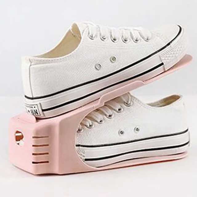 Double-Layer Adjustable Shoe Storage Bag – Portable and Space-Saving Organizer for Shoes