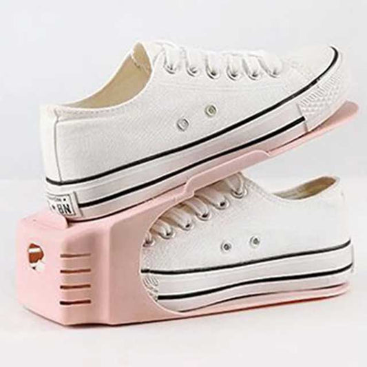 Double-Layer Adjustable Shoe Storage Bag – Portable and Space-Saving Organizer for Shoes