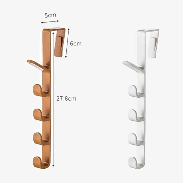 Door Plastic Home Storage Organization Hooks – Space-Saving Wall Hooks for Home & Office