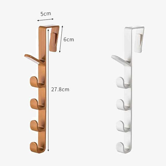 Door Plastic Home Storage Organization Hooks – Space-Saving Wall Hooks for Home & Office