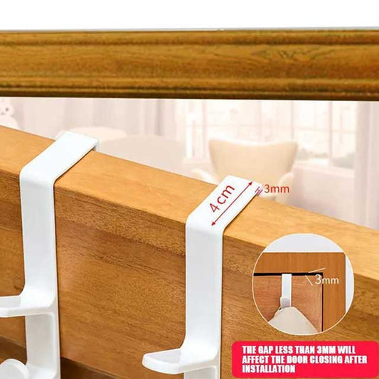 Door Plastic Home Storage Organization Hooks – Space-Saving Wall Hooks for Home & Office