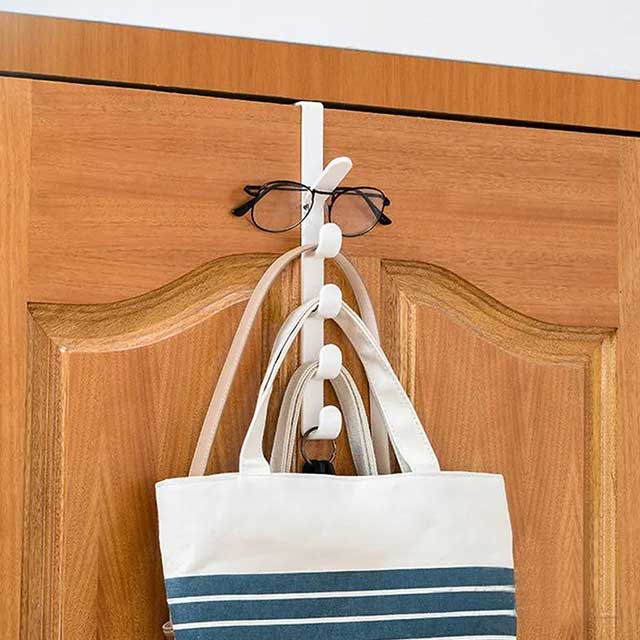Door Plastic Home Storage Organization Hooks – Space-Saving Wall Hooks for Home & Office