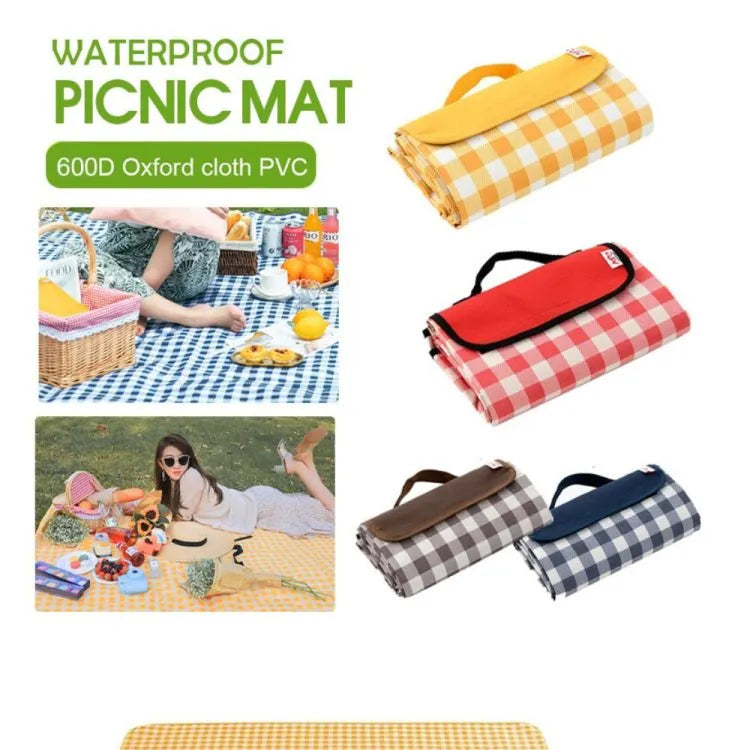 Waterproof Foldable Picnic Mat – Portable Outdoor Camping Blanket for Beach, Hiking, Travel & Family Picnics