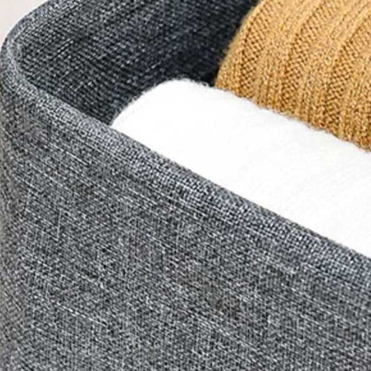 Grey Foldable Storage Bag with Handle – Durable, Space-Saving Organizing Solution for Home & Closet