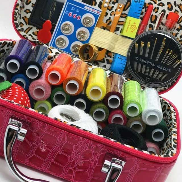 High-End Sewing Box Set – Premium Storage Organizer for Sewing Tools, Threads, Needles, and Accessories