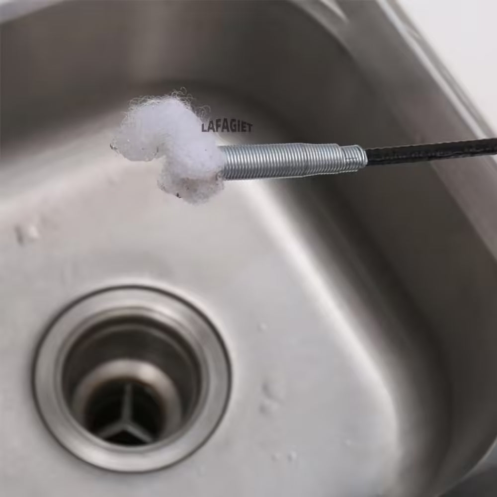 Sewer Pipe Clog Spring Pipe Dredging Claw Kitchen & Bathroom Drain Cleaning Tool for Food Scrap Removal & Clog Prevention
