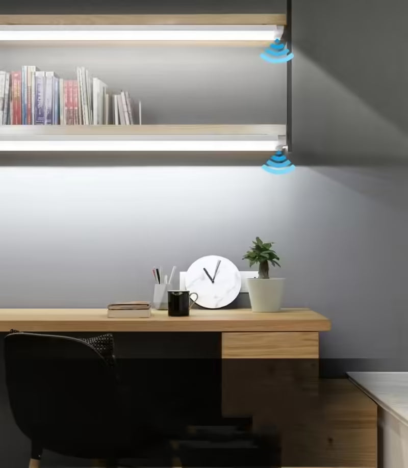 Motion Sensor LED Cabinet Light – USB Rechargeable Wireless Induction Night Light | Portable Detector Lamp for Wardrobe & Hallway