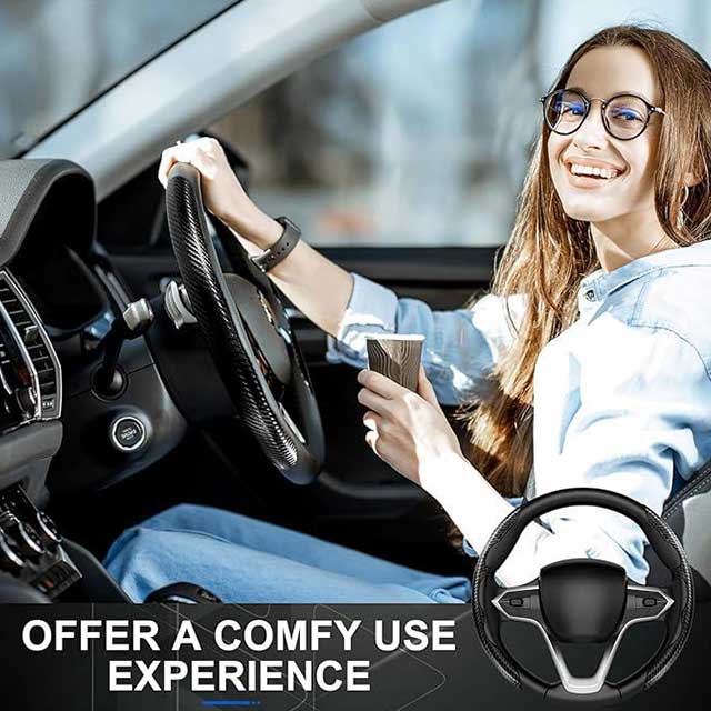 Premium Steering Wheel Cover – Soft, Durable & Anti-Slip Grip for Comfort and Protection