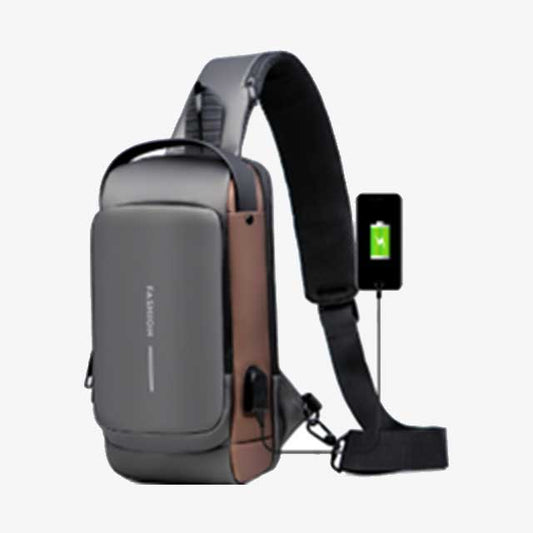 Shoulder & Chest Waterproof Men’s Bag – Durable, Versatile Crossbody Backpack for Outdoor & Everyday Use