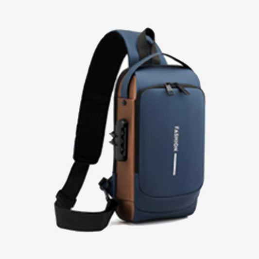 Shoulder & Chest Waterproof Men’s Bag – Durable, Versatile Crossbody Backpack for Outdoor & Everyday Use