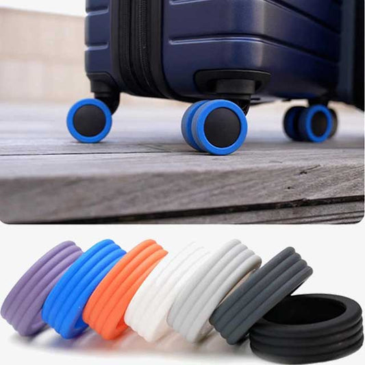 Suitcase Wheel Cover 8 Pcs/Set – Durable Protectors for Luggage Wheels, Travel Accessories