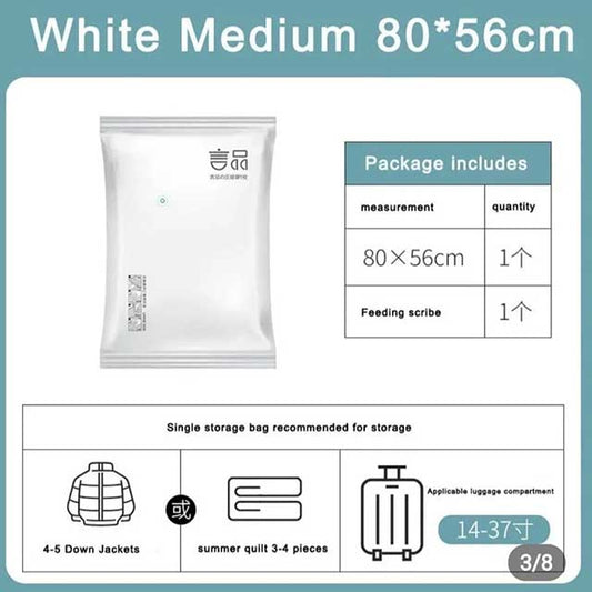 Vacuum Storage Space Sealed Bags – Large, Durable, Reusable, and Vacuum-Seal for Clothes, Bedding, and More