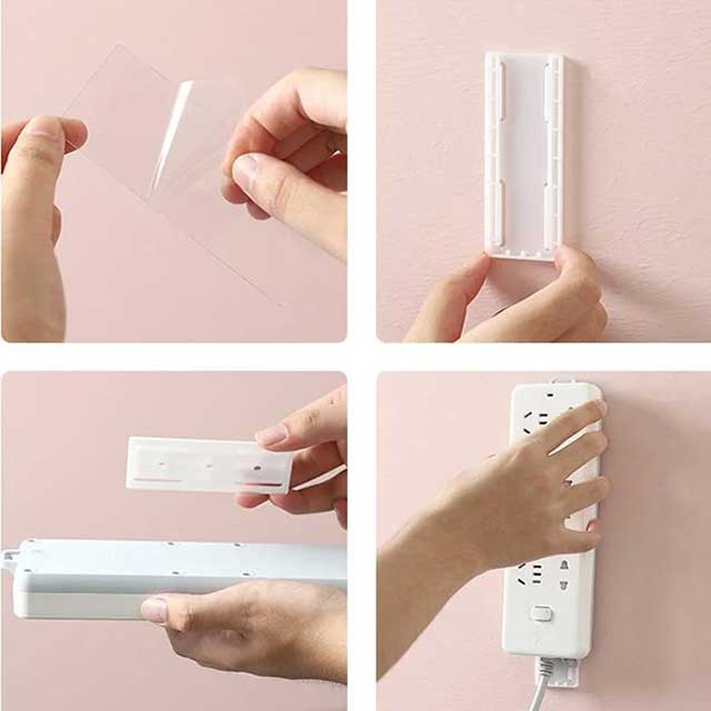 Wall-Mounted Plug Fixer